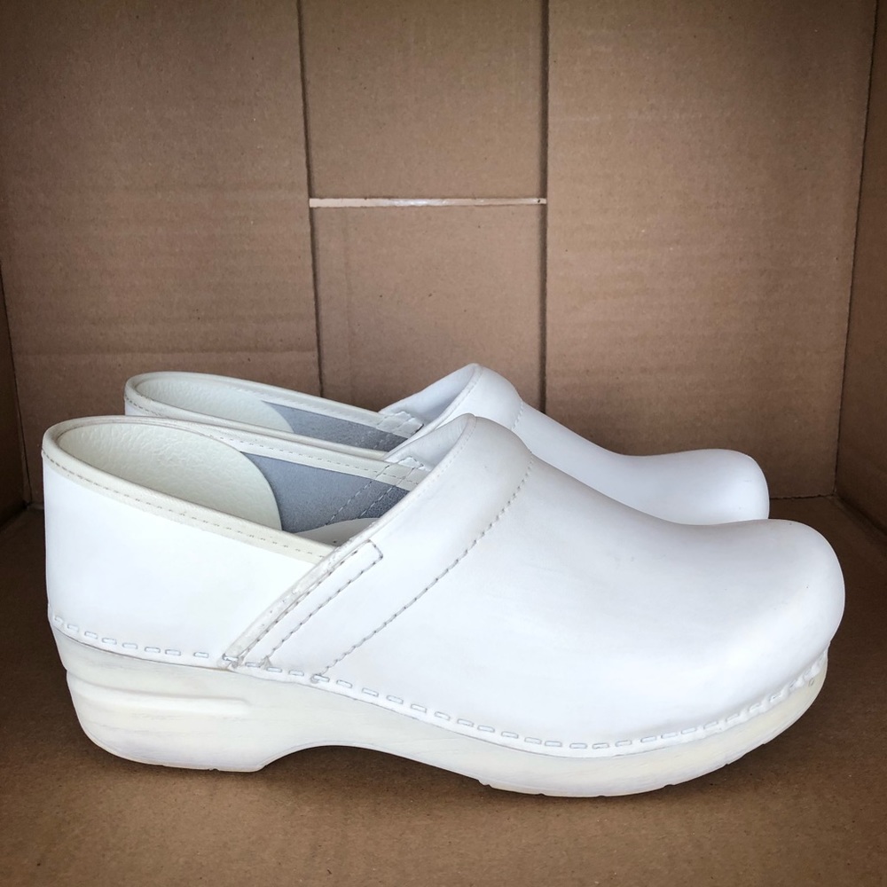 Dansko White Mules & Clogs